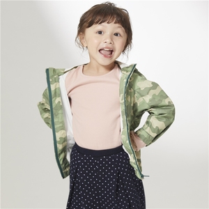 ODM Summer Thin Light Raglan Sleeves Chaquetas impermeables para niñas - Product Image 4