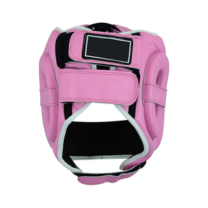 Casque de boxe personnalisé de haute qualité avec logo, respirant, en cuir, réglable, confortable, unisexe, doté de caractéristiques de sécurité pour le taekwondo et le kayak - Product Image 2