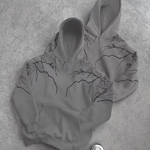 Sudaderas con Capucha para Hombre al por Mayor para Marcas de Ropa, Sudaderas con Capucha con Estampado Reflectante o Bordado ODM - Product Image 1