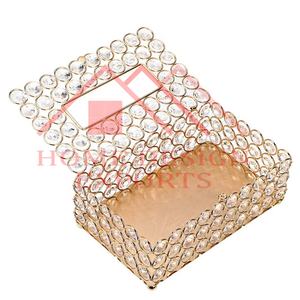 Cubierta Rectangular para Caja de Pañuelos con Cuentas de Cristal para Hoteles y Restaurantes, Último Modelo de Cubierta Rectangular para Caja de Pañuelos de Cristal, Éxito de Ventas - Product Image 6