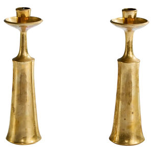 Porte-bougie classique en laiton doré pour mariage et décoration intérieure, chandelier moderne en métal, centre de table, article cadeau - Product Image 5