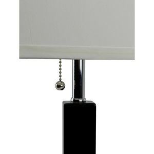 Lampada da Tavolo Quadrata in Legno Marrone 26"H 1pz/Ctn 0.92/5.55" - Product Image 3