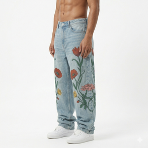 Hot Selling 13 Oz Solid Spring Denim <b>Jeans</b> Men Heavyweight Raw Durable Selvedge Style Streetwear Custom OEM ODM Wholesale - Product Image 6