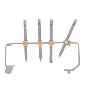 เครื่องวัดความโค้งจมูกแบบแมนนวล Davis Nasal Projectometer ผลิตจากสแตนเลส ได้รับการรับรองมาตรฐาน CE สำหรับการผ่าตัดเสริมจมูก การผ่าตัดจมูก และเครื่องมือผ่าตัดทางจักษุวิทยาและหู คอ จมูก - Product Image 6