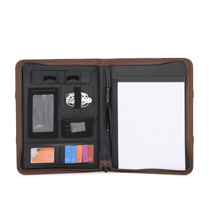 Maletín de cuero con compartimento para zapatos, bolsa de viaje con cierre de cremallera, maletín para portátil, maletín de negocios negro - Product Image 3