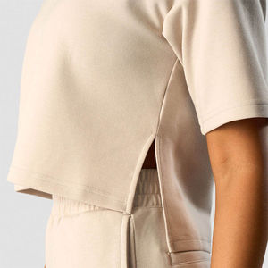 Hot Sales 100% Cotton <b>Cropped</b> <b>t</b> <b>Shirts</b> Women Quality Sports Crew Neck Plain <b>Fitted</b> Blank Women Crop Top <b>t</b> <b>Shirts</b> Short Sleeve - Product Image 6