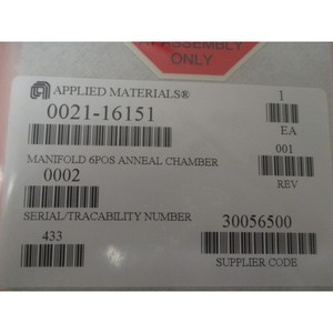 AMAT 0021-16151 แมนิโฟลด์ 6Pos Anneal Chamber - อุปกรณ์และอะไหล่เซมิคอนดักเตอร์ระดับโลกที่เชื่อถือได้ - Product Image 4