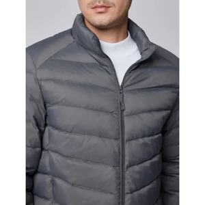 Chaqueta acolchada de lona ligera para hombre, Abrigo acolchado cálido térmico de invierno, impermeable y a prueba de viento, chaqueta hinchada - Product Image 3