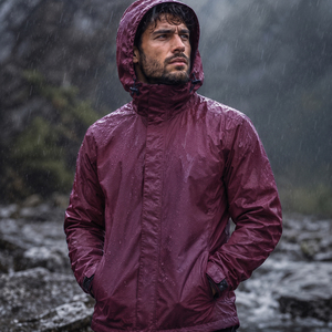 Veste Safari à Capuche Personnalisée pour Homme 100% Polyester Imperméable et Coupe-Vent avec Logo Personnalisé pour l'Hiver - Product Image 4