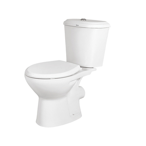 Offre incroyable sur une toilette à poser au sol de qualité supérieure, moderne, en céramique blanche, deux pièces, pour usage domestique et commercial - Product Image 1