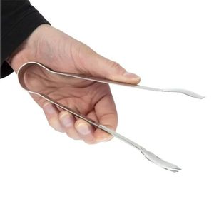 Stainless Steel Kitchen Tongs Food Grade Metal <b>BBQ</b> Cooking Tong Sugar Ice Cube Tongs Salad Serving Utensils Heat Resistant Tong - Product Image 3