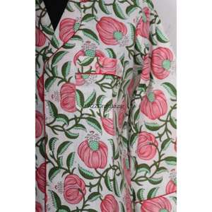 Vestido Midi de Mujer, Transpirable, Ecológico, 100% Algodón, Estampado Floral Digital, para Eventos Formales/Nocturnos, Ajustado, Lavable, Manga 3/4 - Product Image 3