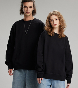 เสื้อสเวตเชิ้ตคอกลมแบบยูนิเซ็กซ์ ผ้าฝ้ายถัก 100% ทรงโอเวอร์ไซส์ สีพื้น สวมใส่สบายๆ สำหรับฤดูใบไม้ร่วง - Product Image 6