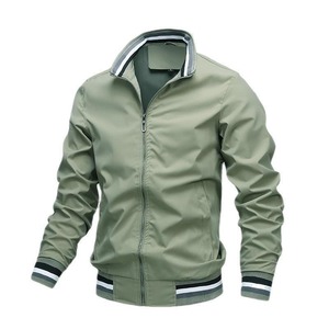 Custom Logo Varsity <b>Jacket</b> Blank Men's Unisex Plus Size Plain Dyed Formal Stand Collar <b>Thick</b> <b>Fleece</b> Breathable Eco-Friendly - Product Image 4