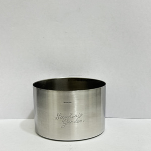 Wholesale Custom Stainless Steel Christmas Candle <b>Jars</b> Lid 4.5 oz Brushed Finish Handmade Durable Home Decor Luxury <b>Empty</b> Candle - Product Image 6