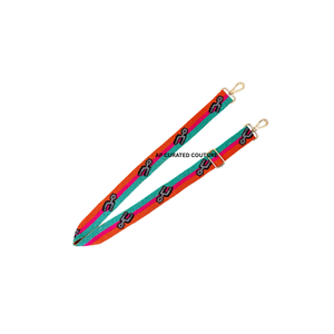 Colorful Adjustable <b>Webbing</b> Bag Strap with Buckle Custom Team-Inspired Stadium Clear Bag Strap Fashion Crossbody Bag Accessory - Product Image 1