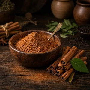Poudre d'écorce de cannelle de qualité alimentaire, épice fine moulue pour la préparation culinaire et les produits alimentaires santé - Product Image 1