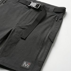 Shorts décontractés pour hommes de haute qualité, coupe régulière, taille élastique, mode urbaine estivale, collection Maluza Industries, séchage rapide, respirant - Product Image 4