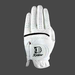 Guantes de Golf de Piel de Oveja Personalizables de Alta Calidad para Zurdos, Cierre de Gancho y Bucle, Antideslizantes, Transpirables, con Protección UV, para Deportes al Aire Libre - Product Image 2