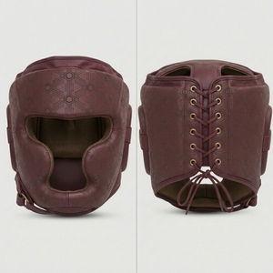 Protège-tête de boxe unisexe pour adulte, fermeture auto-agrippante, écologique, nouveau design 2026, en PU, équipement de protection réglable - Product Image 3