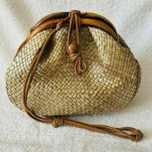 Custom Printed Round Jute Tote <b>Bag</b> Eco Friendly Promotional Handbag - Product Image 4