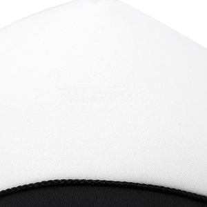 Trending White <b>Black</b> Contrast 6-Panel Adjustable Snapback Cap Unisex Casual Adult Hat Polyester Cotton Fabric OEM Services - Product Image 4