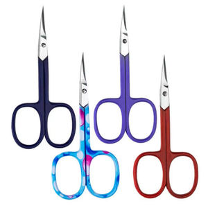 Ciseaux de pédicure de haute précision en céramique courbés, personnalisables avec marque privée, en acier inoxydable pour la coupe des cuticules et le façonnage des ongles - Product Image 6