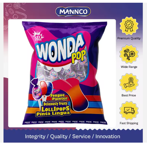 Best Value Hard Texture Delicious and Sweet Taste Multi-colored Wonda Pop No Gum Fruity Tongue <b>Painter</b> Lollipop - Product Image 6