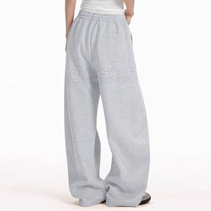 Wholesale Reasonable Price Breathable <b>Winter</b> Mid Waist <b>Women</b> Flare <b>Trousers</b> Casual Eco-Friendly Polyester/Cotton Customizable - Product Image 2