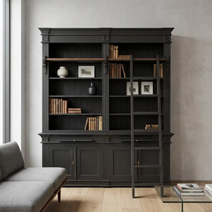 Gabinete de Madera de Teca Sólida, Ecológico y Duradero, Estilo Contemporáneo Minimalista con Acabado Natural para Almacenamiento en el Hogar, Muebles de Interior - Product Image 1