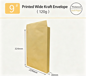 Enveloppes portefeuilles en kraft imprimées par lamination, Vietnam, nouveau modèle OEM, 9 couleurs, dimensions personnalisables, sacs en papier emballés en carton - Product Image 4