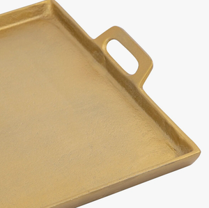 Plateau de service rectangulaire en aluminium fait main, luxe moderne, pour noix, fruits, en-cas, desserts, pour le Ramadan et les mariages - Product Image 6