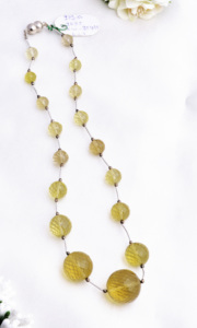 ลูกบอลควอตซ์เลมอนทรงเหลี่ยม, อัญมณีธรรมชาติ, สำหรับทำเครื่องประดับ, ลูกบอลควอตซ์อัญมณีสำหรับทำเครื่องประดับชั้นดี - Product Image 2