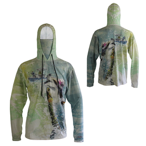 Sudadera con Capucha para Hombre, Cálida, para Pesca y Caza al Aire Libre, Camisa de Forro Polar, Personalizable, con Botones, Manga Larga, de Secado Rápido, OEM - Product Image 1