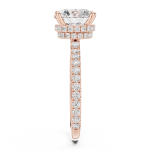 Anillo de Compromiso de Lujo con Diamante de Laboratorio de 3 Quilates, Corte Brillante Redondo, E VS1, Oro Amarillo de 14K, Certificado IGI, para Bodas y Aniversarios - Product Image 5