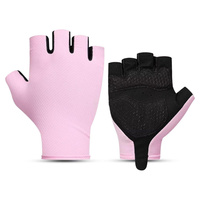 Gants de cyclisme unisexes, absorbant les chocs, antidérapants, respirants, demi-doigts, pour salle de sport en plein air
