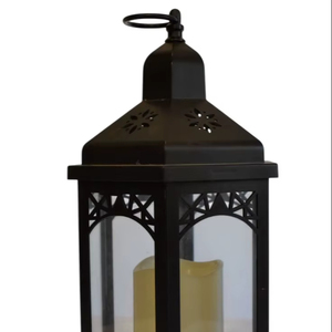 Best Selling Modern Metal Candle <b>Lantern</b> With Matt <b>Black</b> Finish Metal Candle <b>Lantern</b> for Christmas & Outdoor Home Decor Handmade - Product Image 1