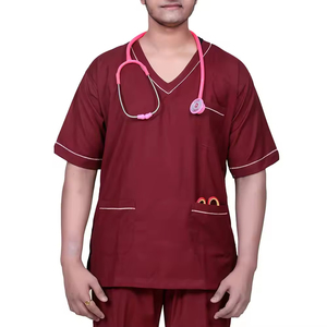 New Latest Design Durable and Comfortable OEM Medical Regular <b>Scrub</b> Men <b>Scrubs</b> Comfortable Jogger <b>Scrubs</b> <b>Set</b> for Men's - Product Image 3