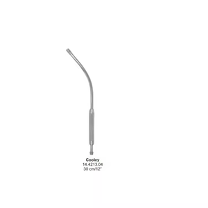 Tubes d'aspiration Metal Med's et tubes d'aspiration Cooley certifiés CE et ISO, tubes d'aspiration Cooley de 8 mm ou 10 mm de diamètre MM-0526-18 - Product Image 2