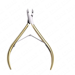 Coupe-cuticules de luxe en acier inoxydable doré, outil de soin professionnel de précision pour peaux mortes, vente en gros - Product Image 4
