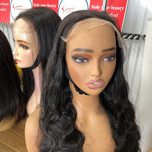 Produit phare : Perruque en cheveux humains Super Double Drawn, couleur naturelle, cheveux de luxe, précommande - Product Image 2