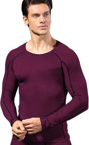 Men's Compression Long Sleeve Performance Shirt Premium Quick Dry Compression Base <b>Layer</b> <b>Top</b> Men's Athletic Compression Training - Product Image 3