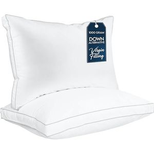 Cuscini Rinfrescanti Queen per Hotel, per un Sonno Confortevole, Accessorio Premium per il Letto - Product Image 1