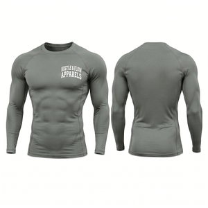 New Arrival Men's Compression Shirts <b>Long</b> <b>Sleeve</b> Athletic Workout Sports <b>Undershirt</b> Compression Shirts - Product Image 1