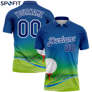 2023 New Design Sublimation Polo Shirts Digital Printed Plus Over Size Polo Shirts for Unisex - Product Image 3