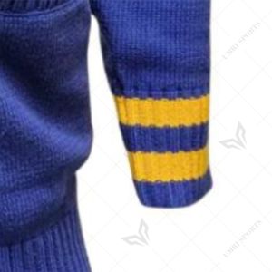 Cardigan en acrylique tricoté personnalisé Sigma Gamma avec lettres grecques en chenille – Vêtements grecs pour sororités et fraternités SGRHO - Product Image 5