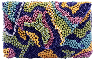 Wholesale Supply Cotton Canvas Handmade <b>Beaded</b> Shoulder Bag Durable Fashion Bag for Shopping Travel Available for Sale - Product Image 5