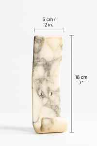 Colgador de Pared de Mármol Natural Ecológico Hecho a Mano TCE, Accesorio de Pared Premium para Hogar, Hotel y Comercio - Product Image 5