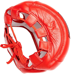 Customized Professional Premium Quality Blue Twin Full Face Boxing Head Guard Cheek Bar Breathable Adjustable Design - Product Image 6