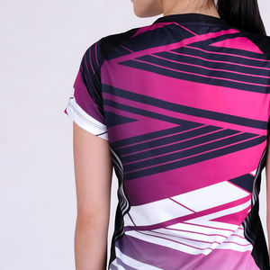 Camisetas de Sublimación para Mujer de Alta Calidad, 100% Poliéster, Talla Personalizada, Camisetas con Logotipo Personalizado, Cuello Profundo, Tallas Grandes - Product Image 5